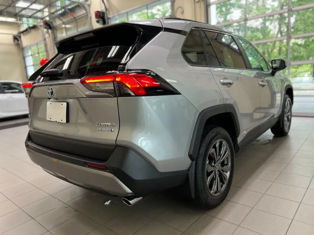 2022 RAV4 Hybrid Limited Photo Gallery Silver Black Interior 15